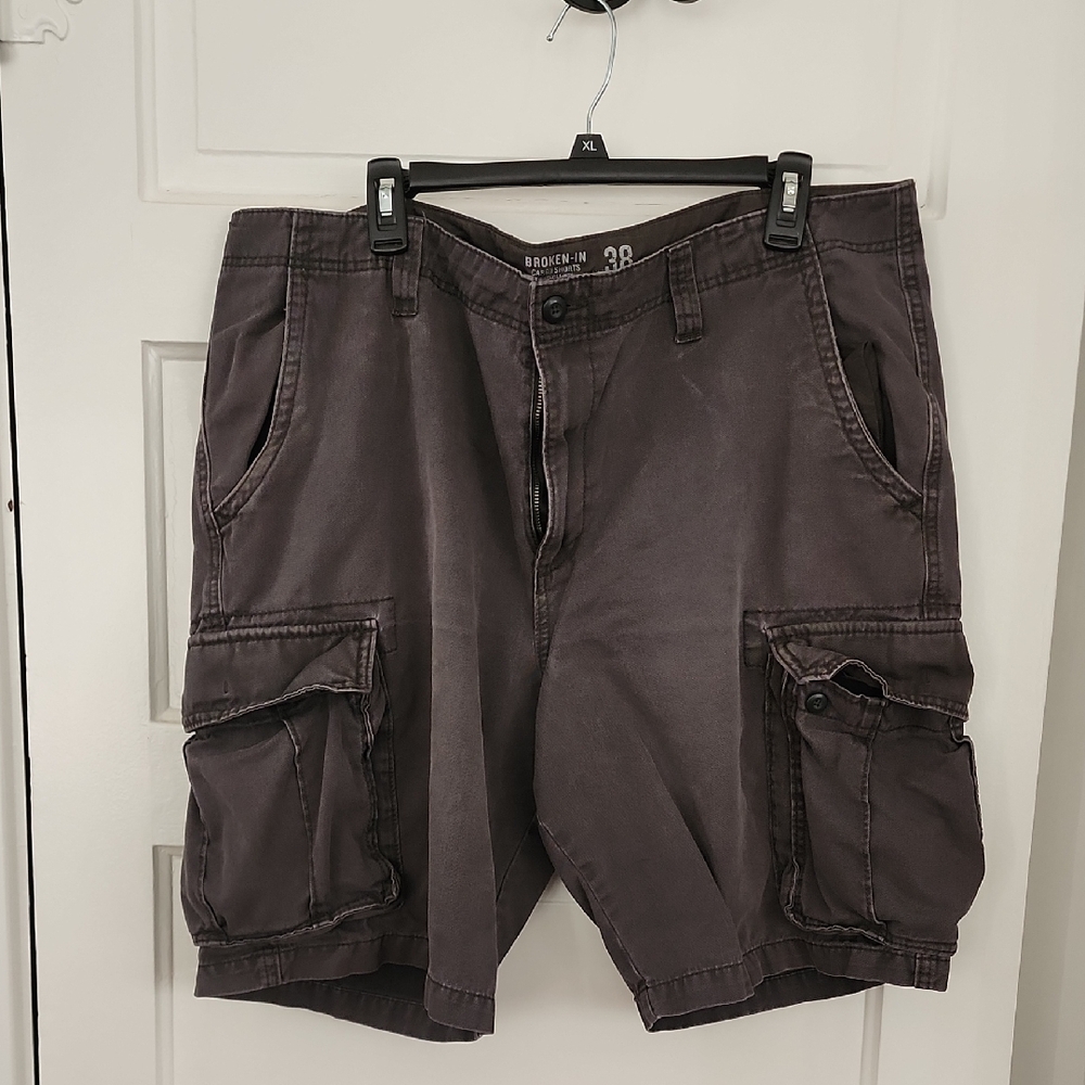 Brown Men's Cargo Shorts